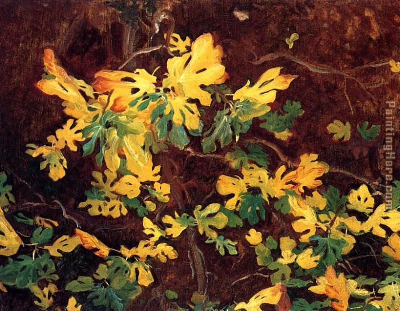 John Singer Sargent Study of a Fig Tree